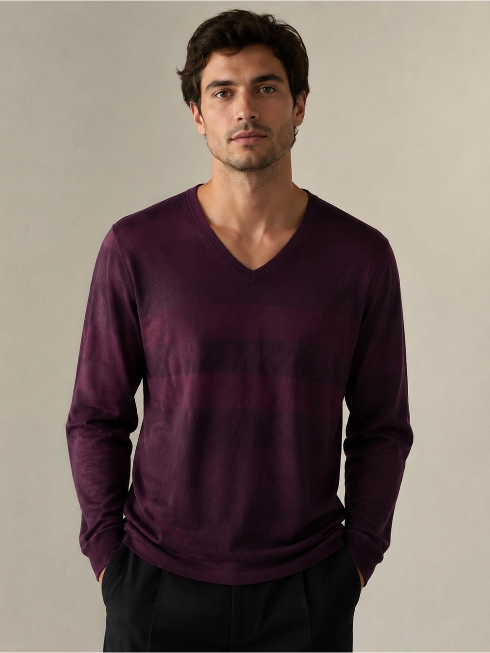Men's large Burberry Silk /cashmere light sweater